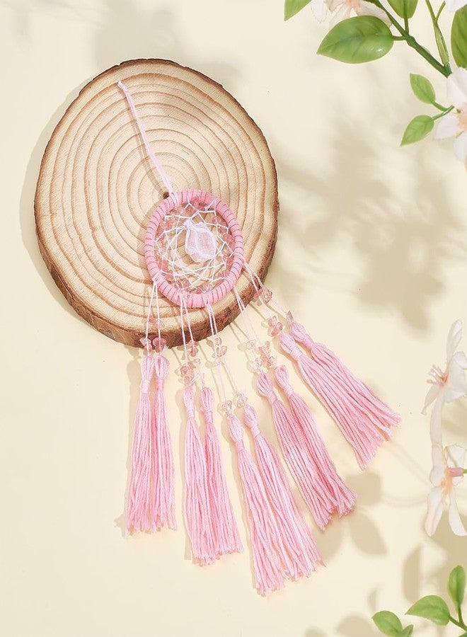 BEUNITONE 24 Sets Crystal Dream Catcher Making Kit for Adults, DIY 24pcs Colorful Small Dreamcatcher for Hanging Decor, Macrame Handmade Dreamcatchers Kit for Birthday, Thanksgiving - Image 4